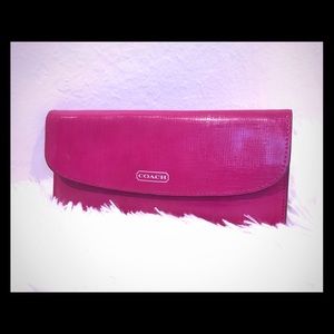 Pink Coach Wallet